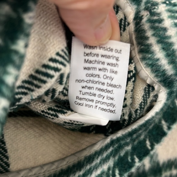 Jacket XL Green plaid Lauren Conrad - Picture 4 of 9